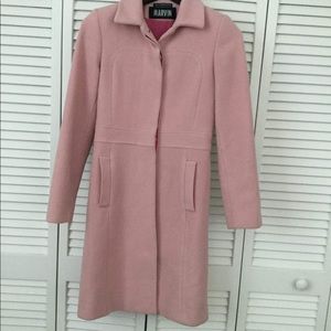 Richard Marvin pink wool coat sz 0